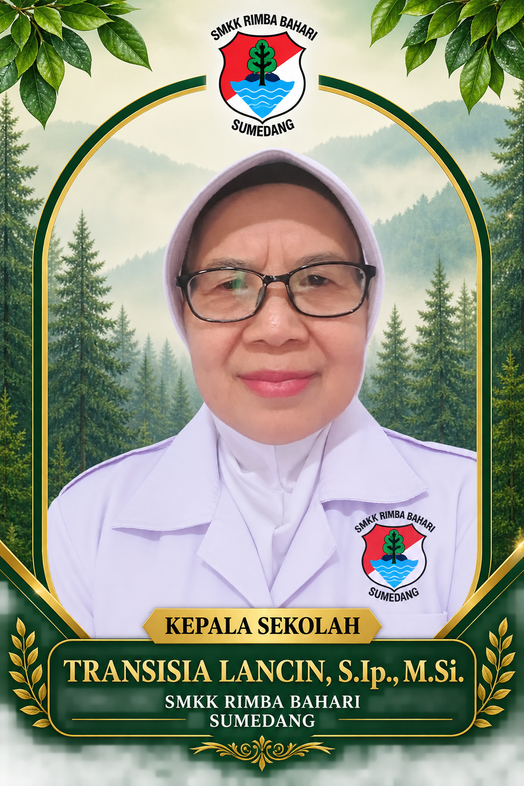 Kepala Sekolah SMKK Rimba Bahari Sumedang